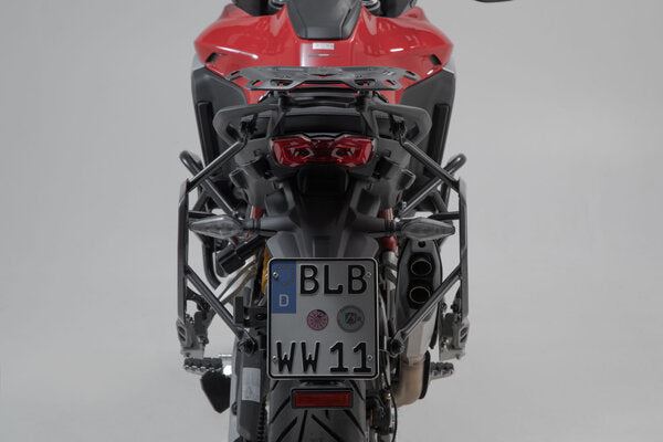 TRAX ADV Aluminum Case System 37/37 liter Ducati Multistrada V4 (20-) Silver