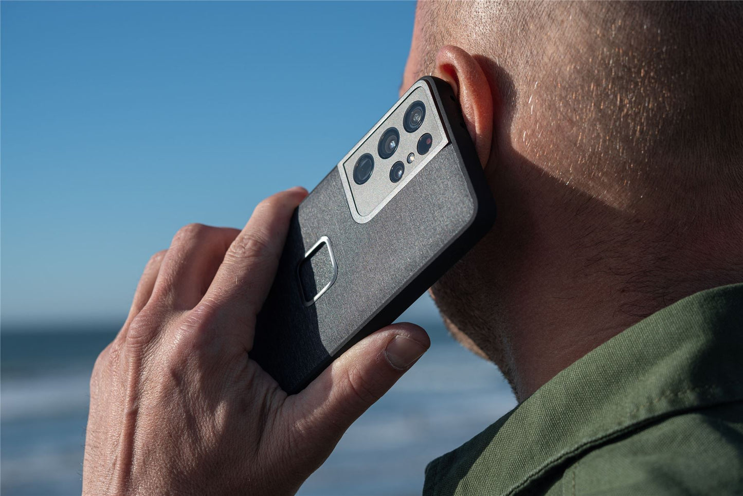 Mobile Everyday Fabric Case Samsung Galaxy S21 Ultra Charcoal