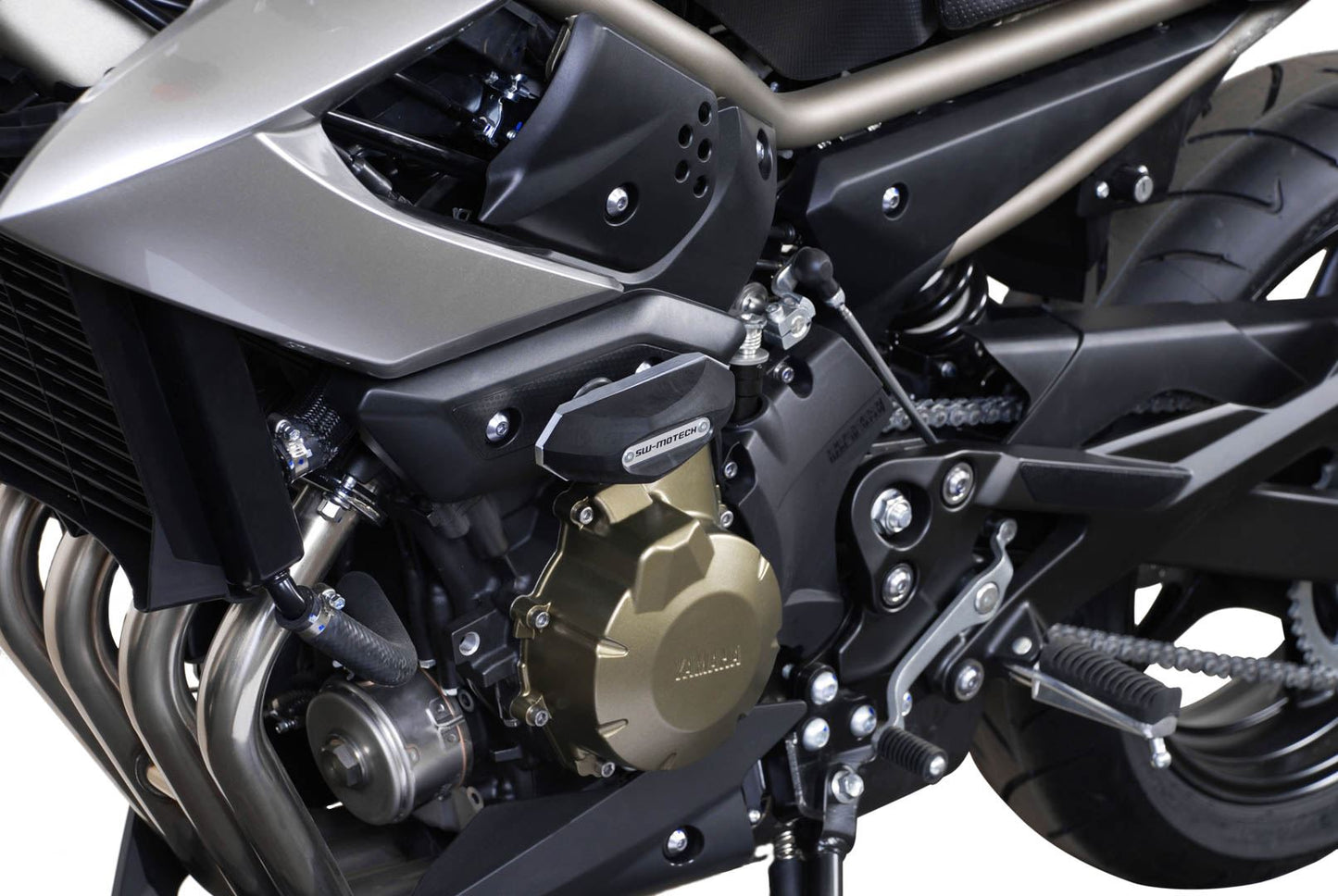 Slider set for frame Black Yamaha XJ6 (08-12) / XJ6 Diversion (08-)