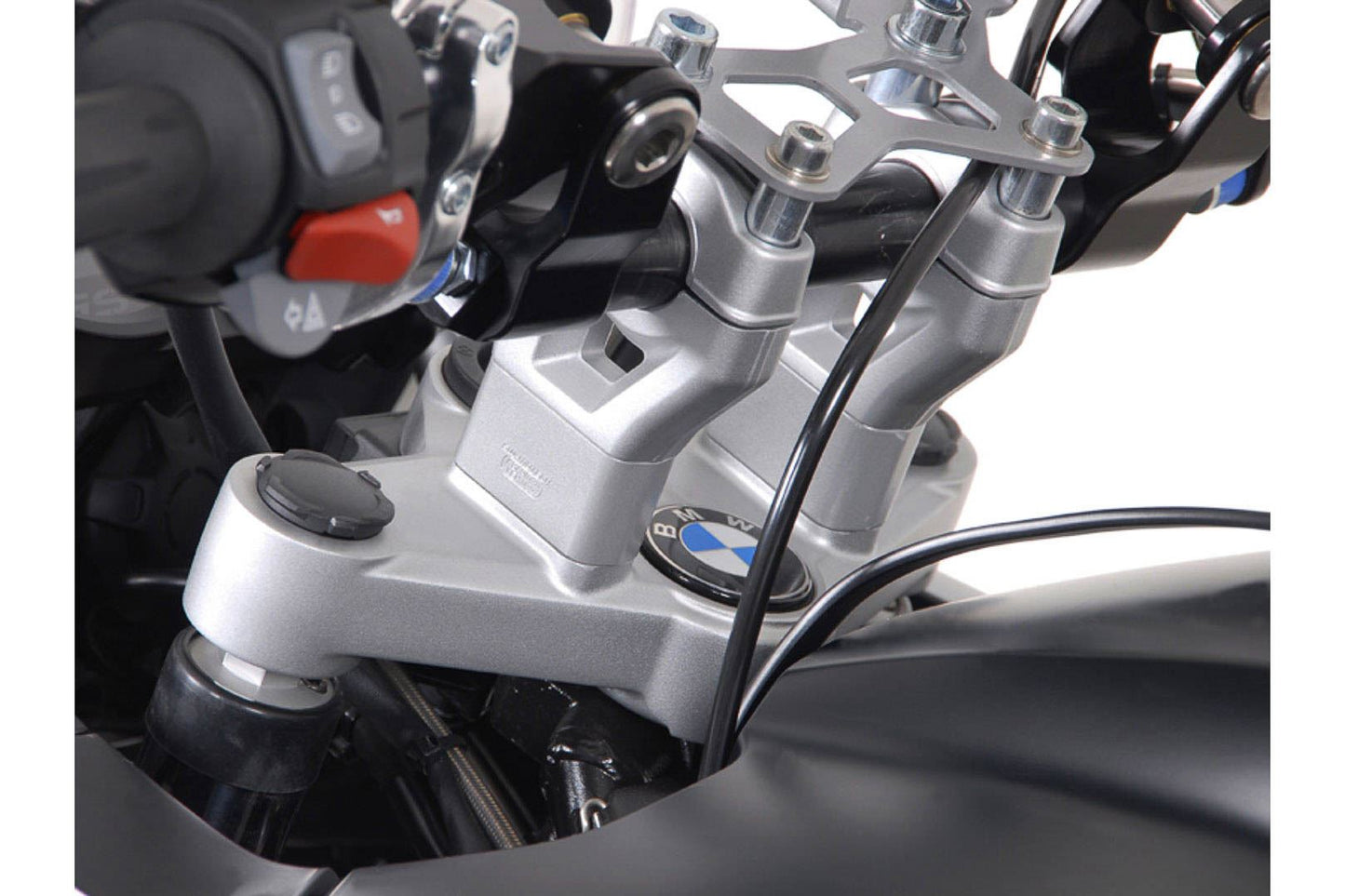 Bar riser H=30 mm BMW R1200GS/Adventure (08-). Silver