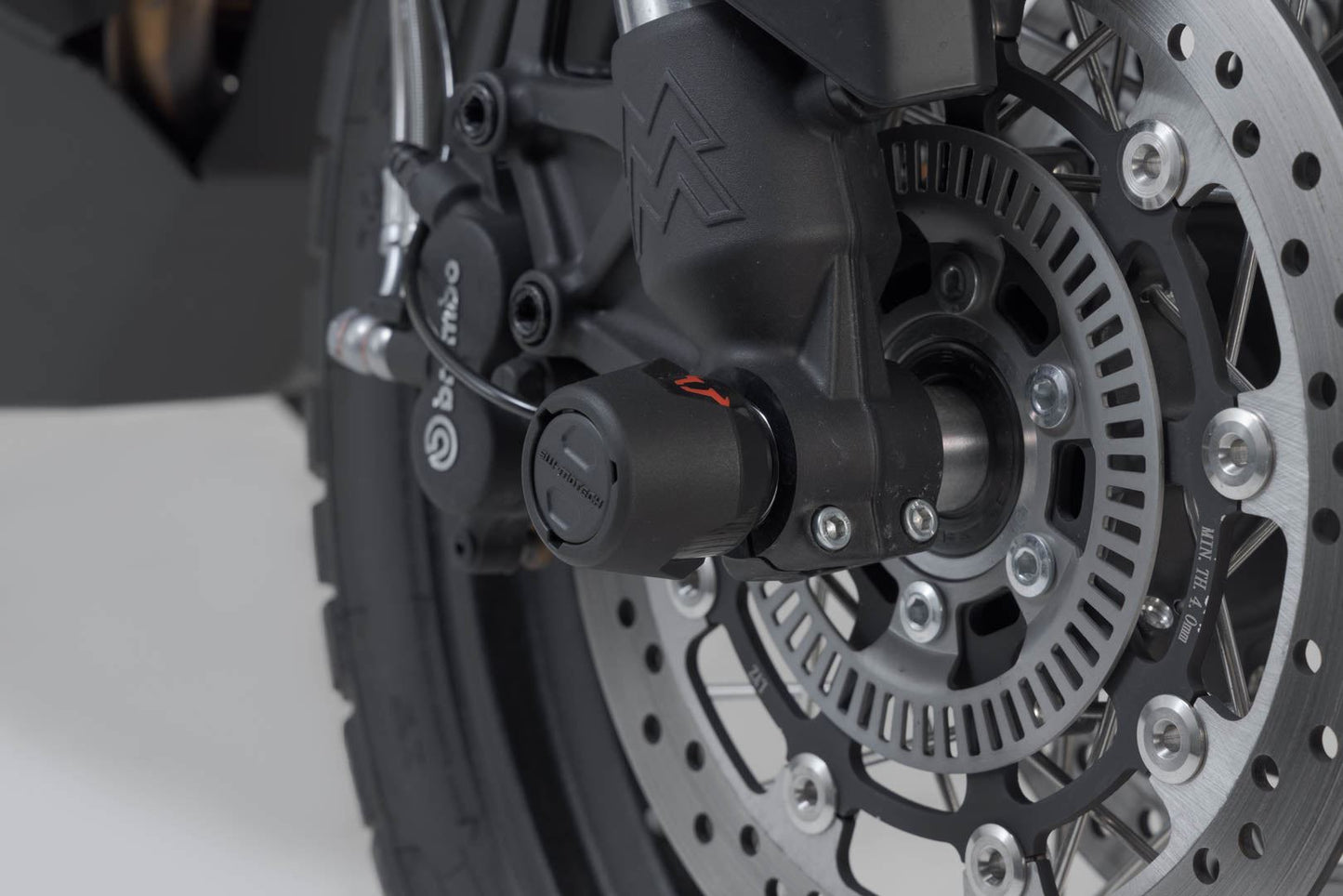 Slider set for front axle Moto Morini X-Cape 650 (21-) Black