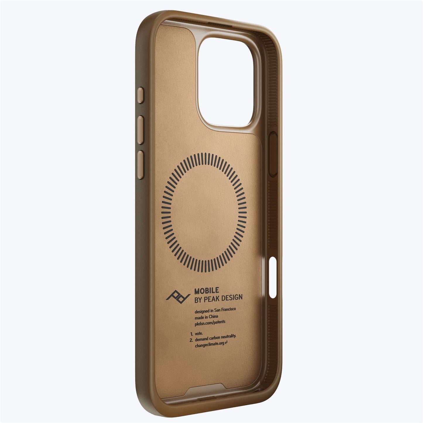 Mobile Everyday Fabric Case iPhone 16 Pro Max Tan