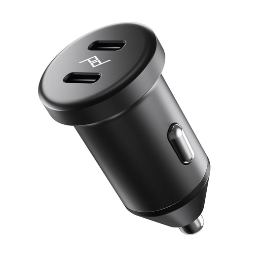 Mobile Dual Car Power Adapter Black