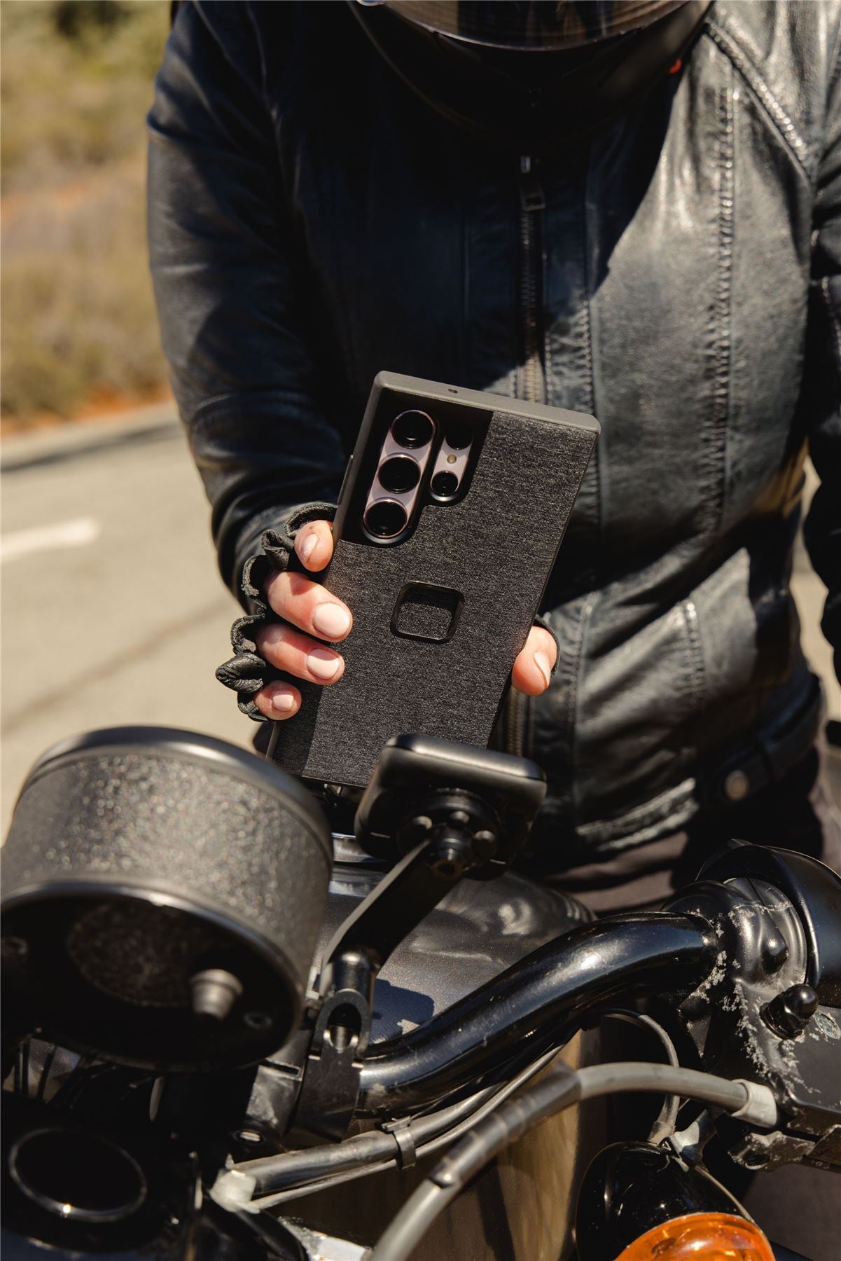 Mobile Everyday Fabric Case Samsung S23+ Charcoal