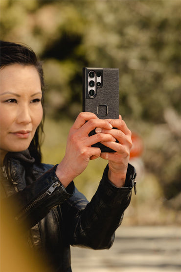 Mobile Everyday Fabric Case Samsung S23 Ultra Charcoal