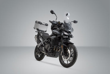 TRAX ADV top case system Triumph Tiger 900 (19-23) / 1200 (22-) Silver