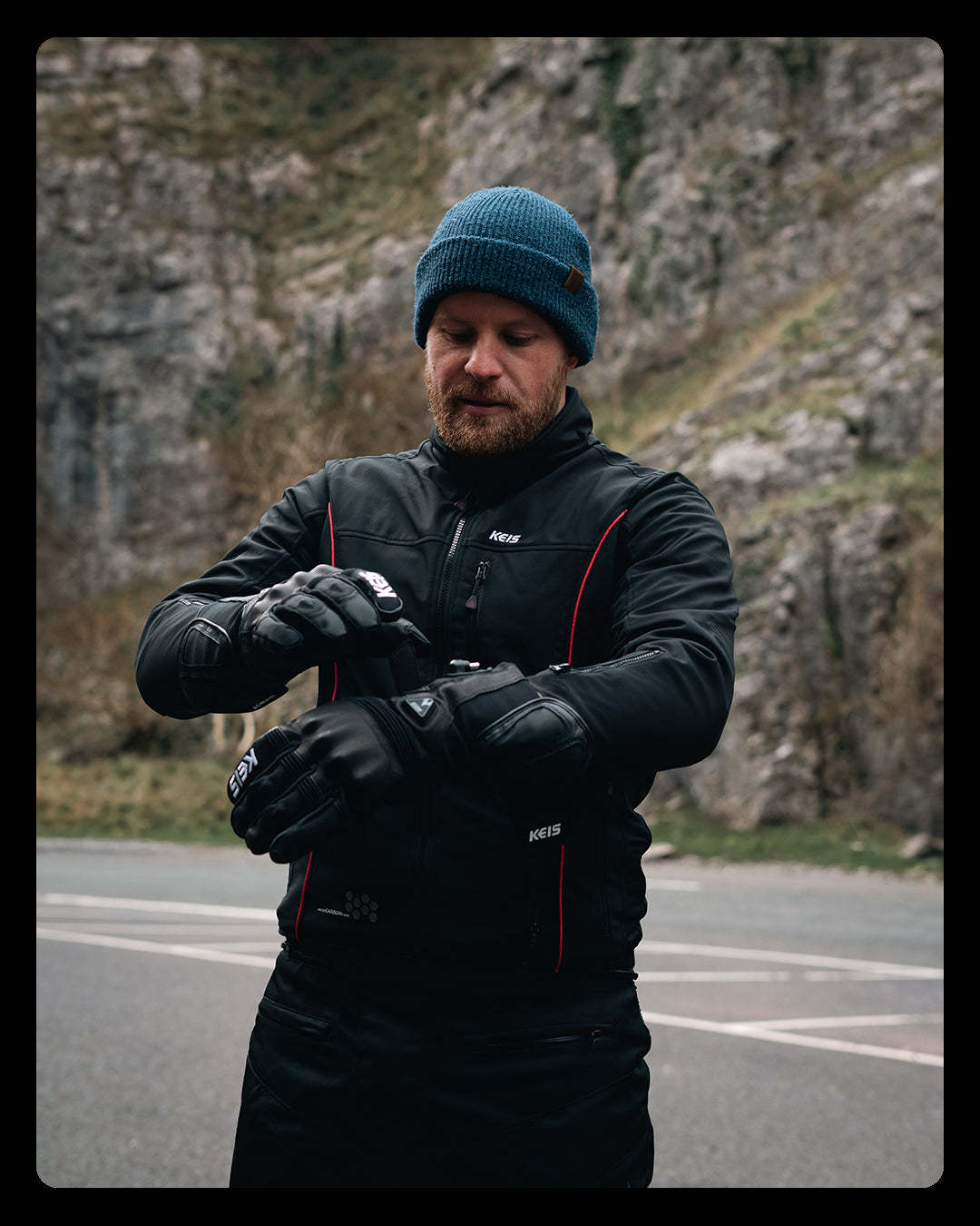 G601 Leather Heated Touring Gloves