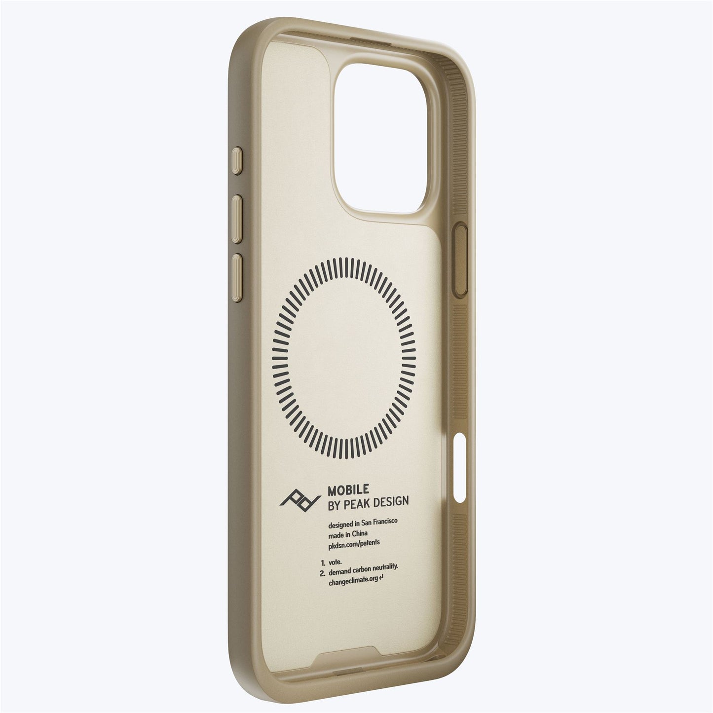 Mobile Everyday Fabric Case iPhone 16 Pro Max Bone