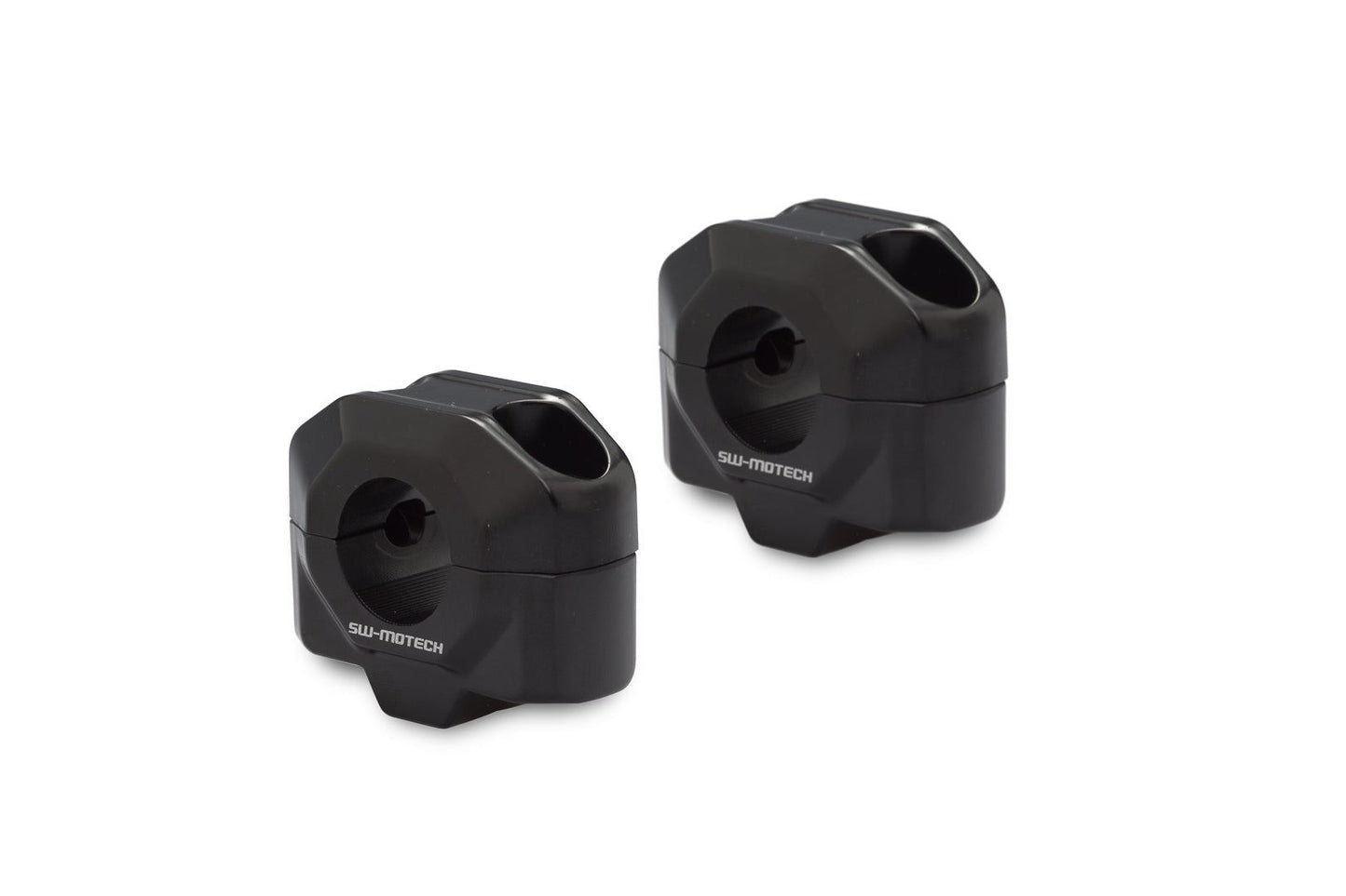 Bar riser for Ø 22 mm handlebar H=20 mm Black
