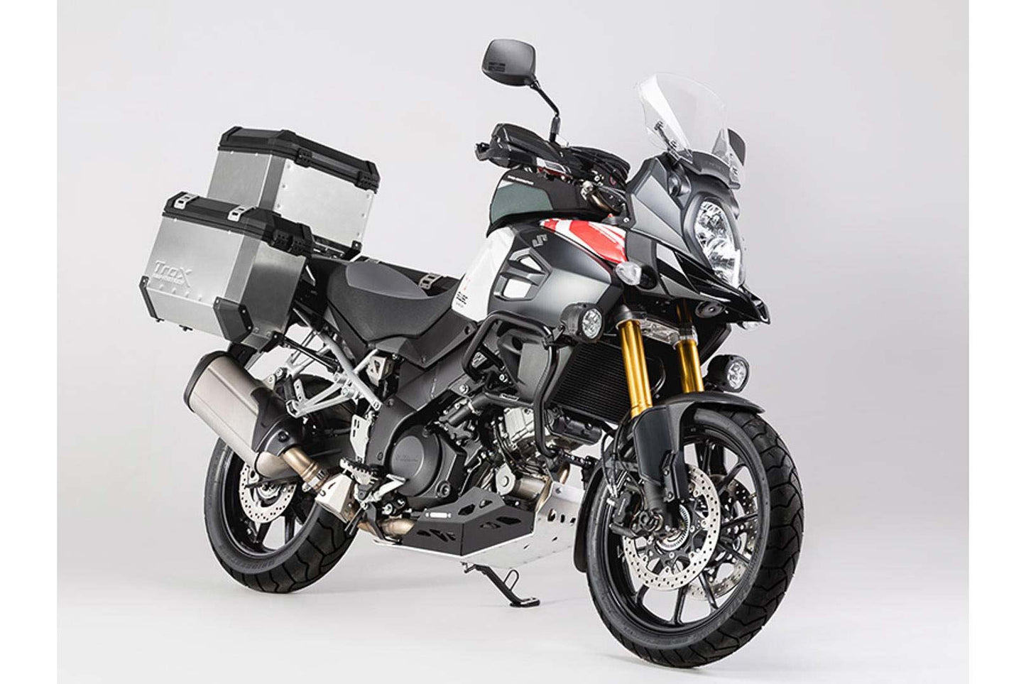 Engine guard Suzuki V-Strom 1000 with crash bar Black/Silver