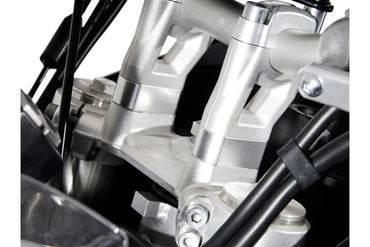 Bar riser H=20 mm Triumph Tiger 800/ 900/ 1200. Silver