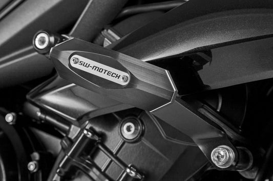Slider set for frame Black Triumph Street Triple (12-) / Rx (15-)