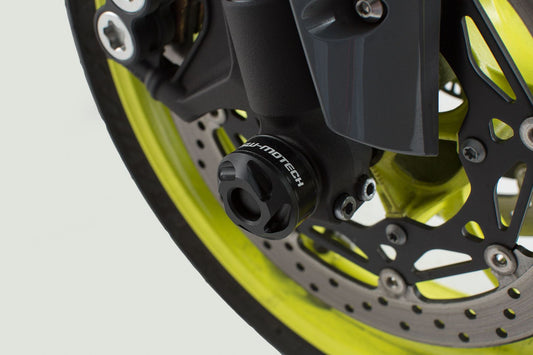 Slider set for front axle Yamaha YZF-R1 (15-) / YZF-R6 (16-) Black