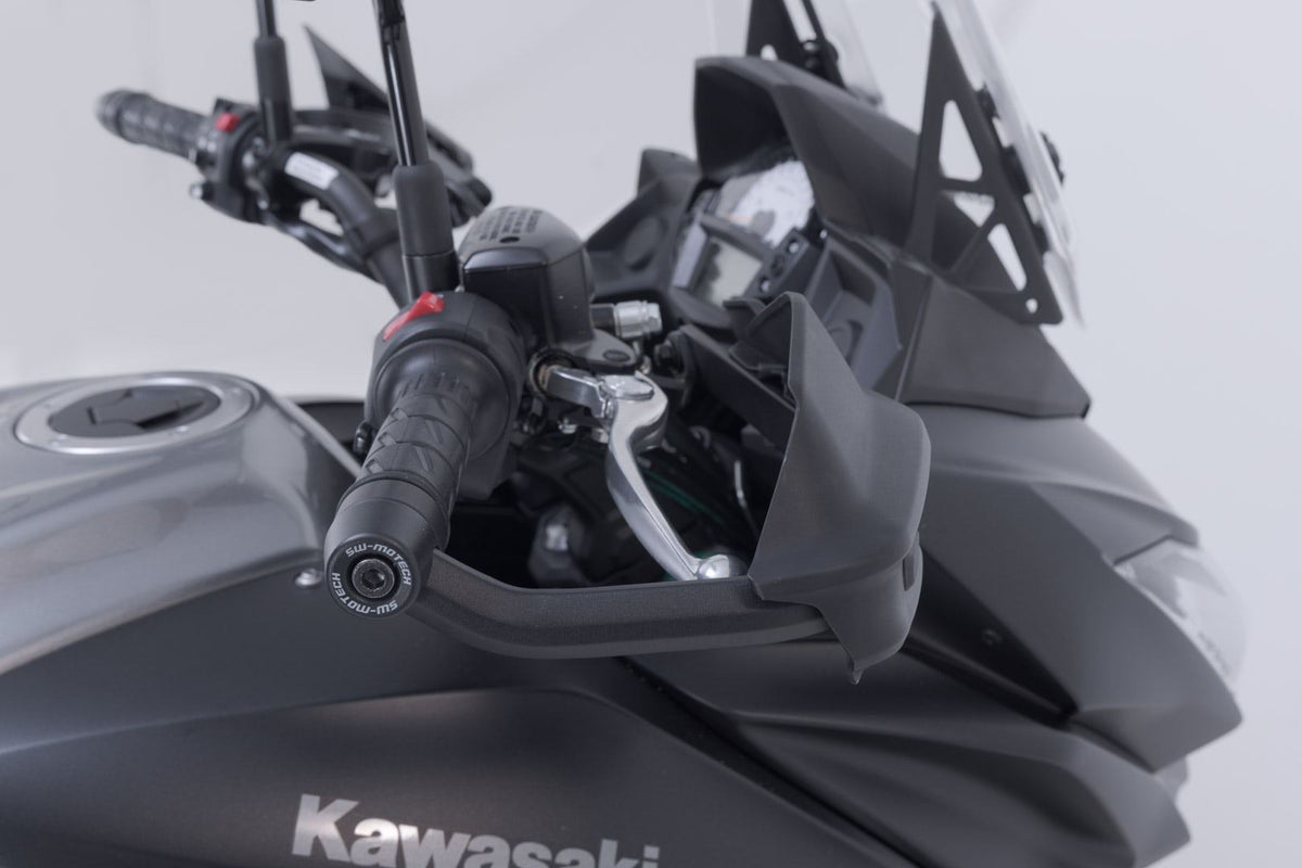 Adventure handguard kit Black. Kawasaki Versys 650 (07-21).