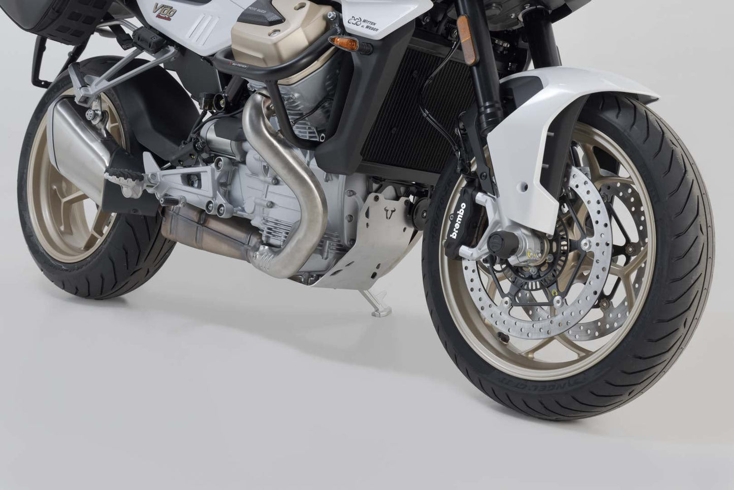 Engine guard Moto Guzzi V100 Mandello/S (22-) Silver