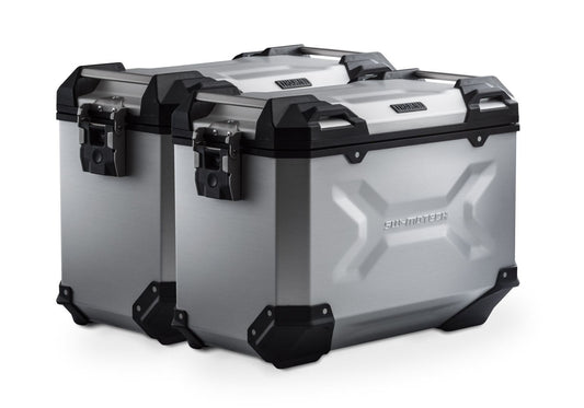 TRAX ADV Aluminium Case System 45/45 litre BMW F 900 R / XR (19-) Silver