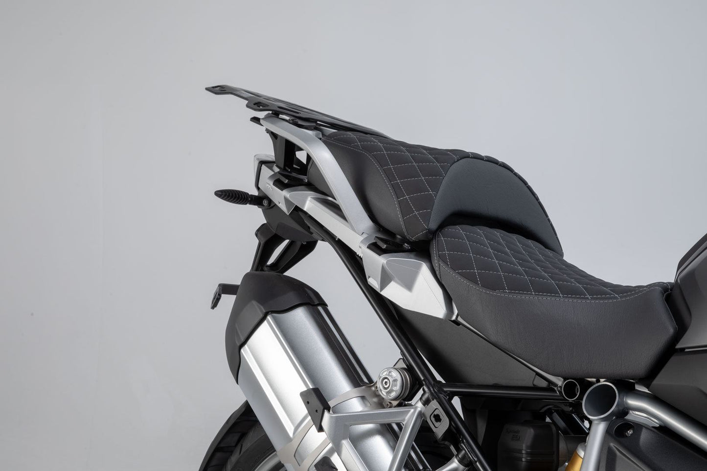 TRAX ADV Aluminium Case System 45/37 litre BMW R1200GS LC/Adv/Rallye, R1250GS Silver