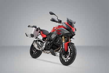 TRAX ADV Aluminium Case System 37/37 litre BMW F 900 R / XR (19-) Silver