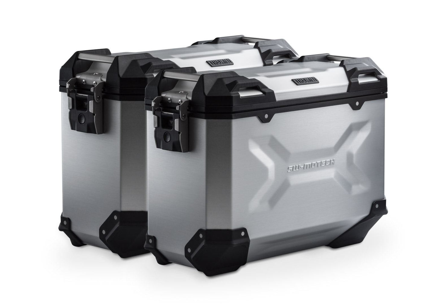 TRAX ADV Aluminium Case System 37/37 litre BMW F 900 R / XR (19-) Silver