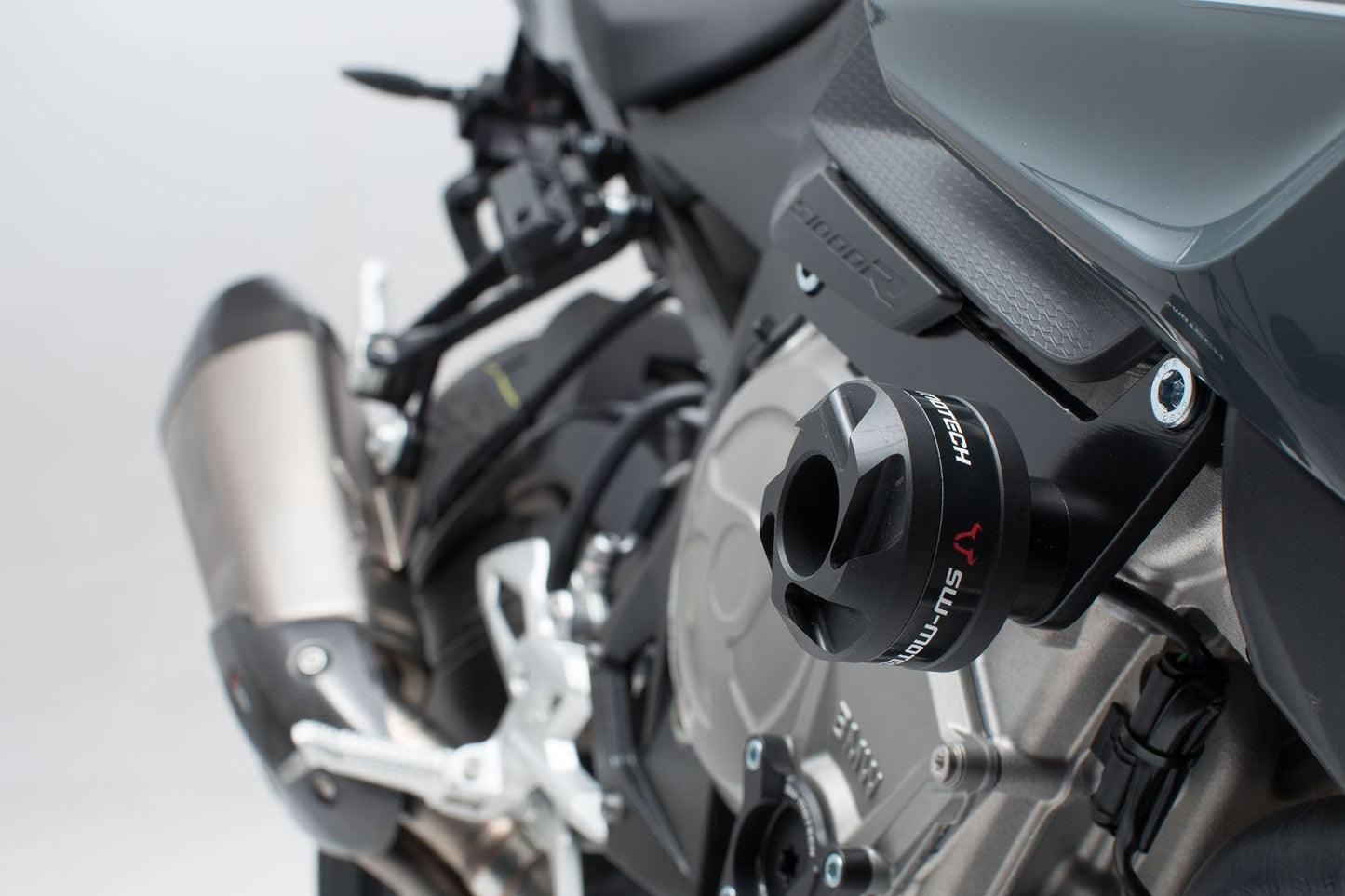 Slider set for frame Black BMW S 1000 R (16-)