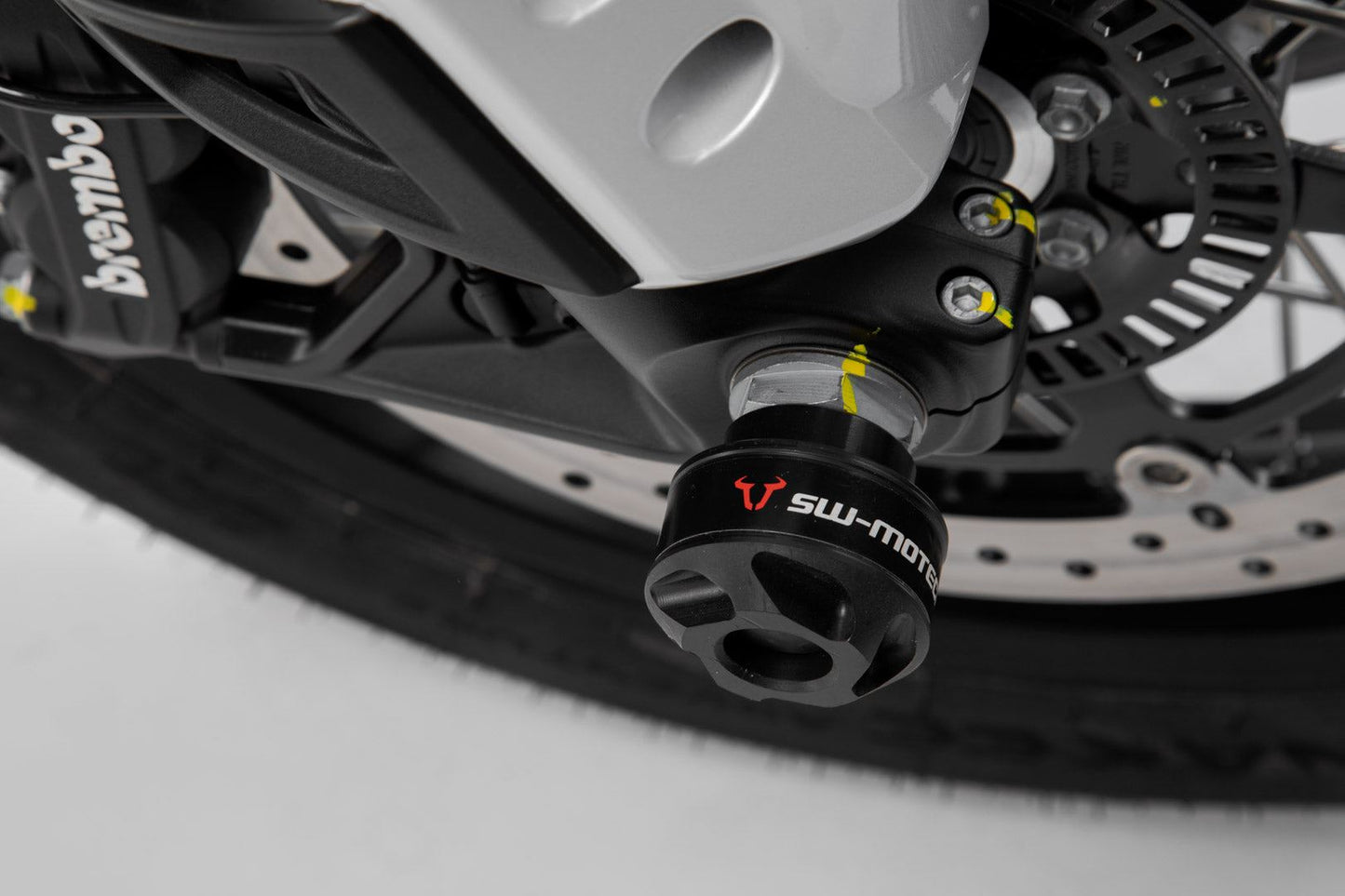 Slider Set for Front Axle Moto Guzzi V85 TT (19-) Black