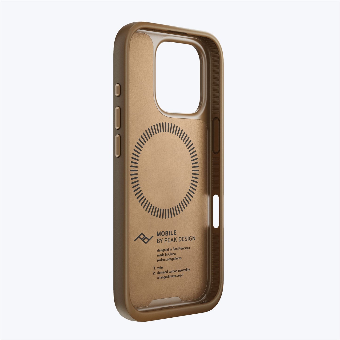 Mobile Everyday Fabric Case iPhone 16 Pro Tan