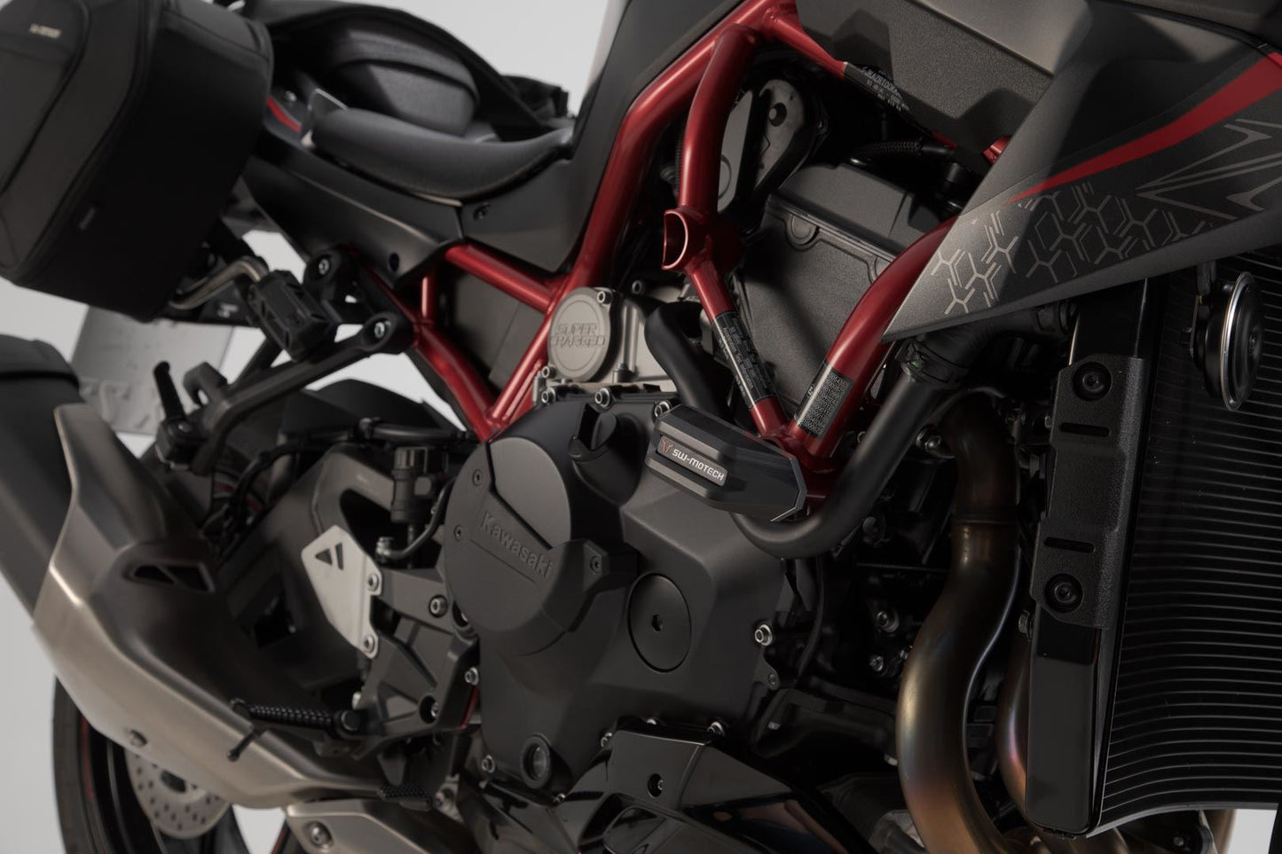 Slider set for frame Black Kawasaki Z H2 (19-)