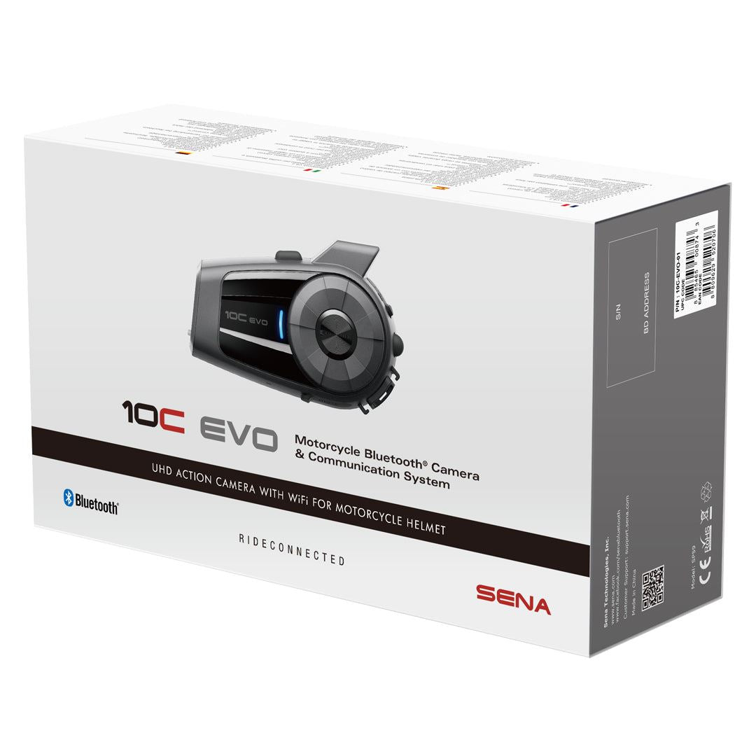 10C EVO Helmet Intercom & 4K Camera - Bluetooth
