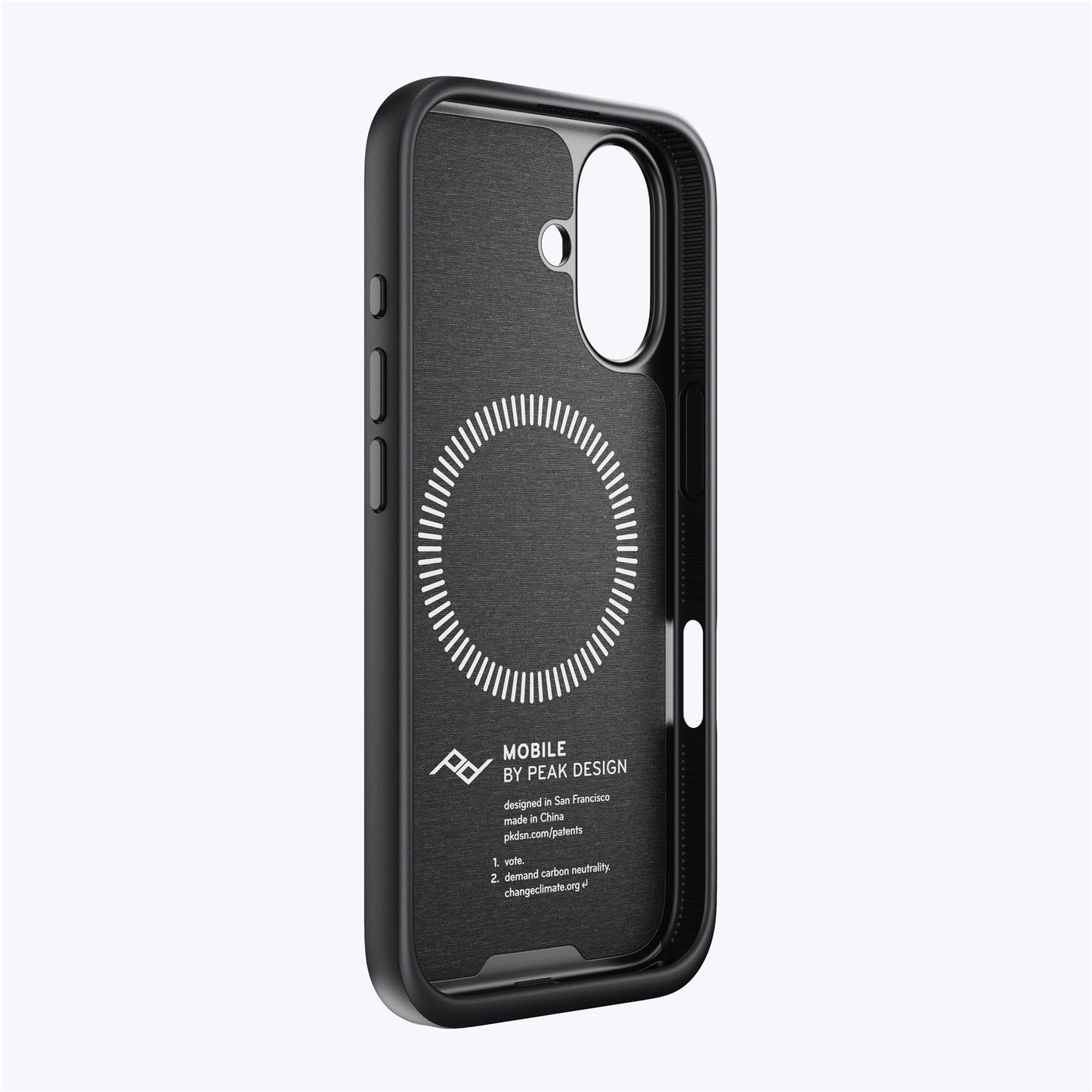 Mobile Everyday Fabric Case iPhone 16 Standard Charcoal