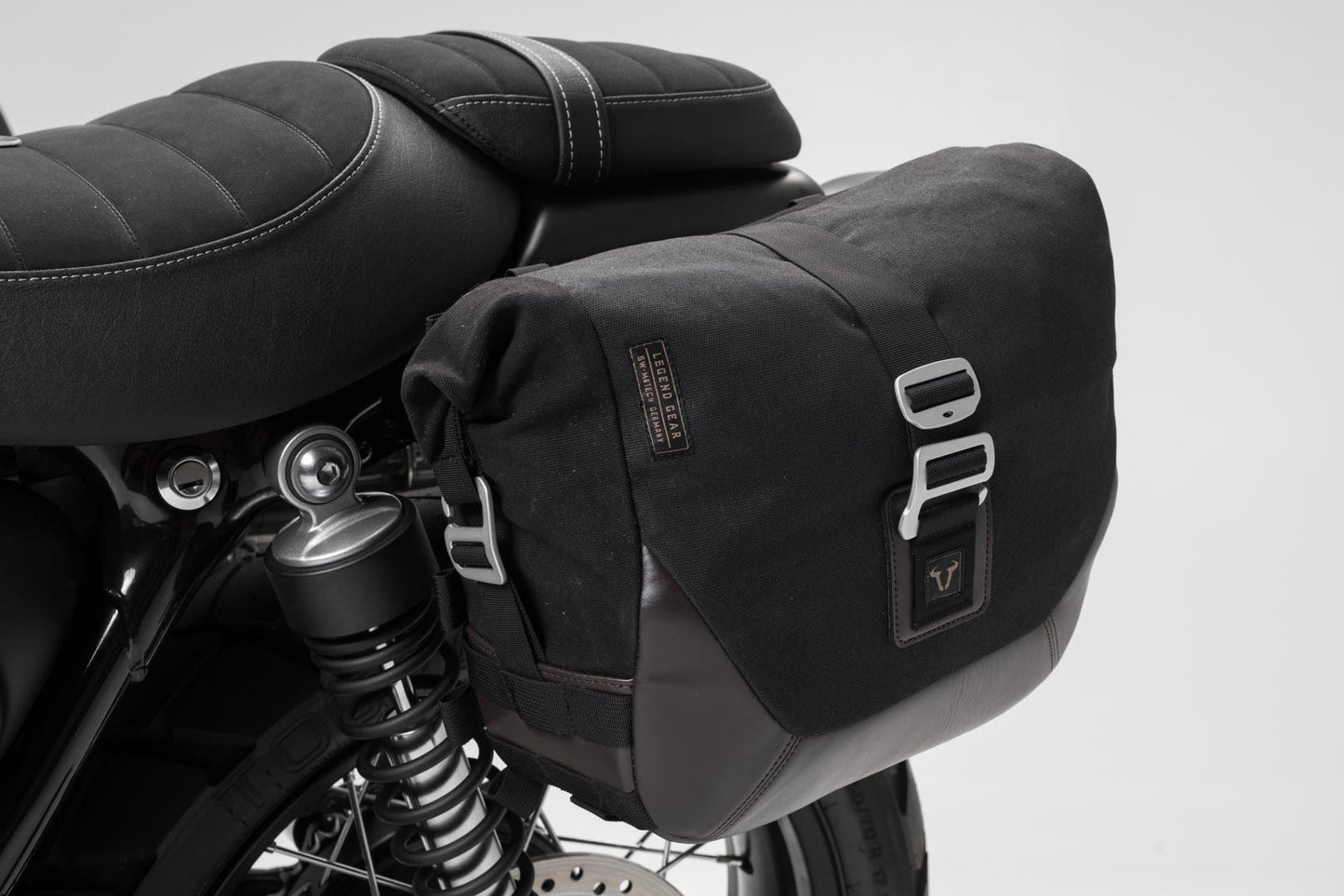 SLC Side Carrier Left Triumph Street Twin/ Scrambler/ Cup, Thruxton TFC