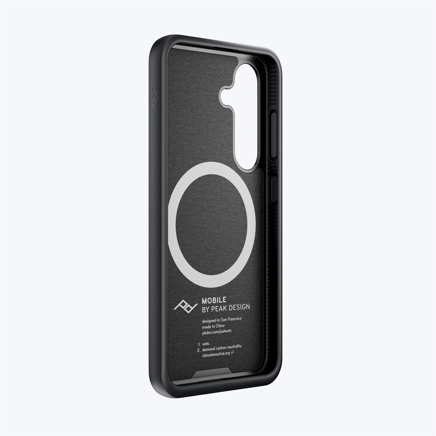 Mobile Everyday Fabric Case Samsung Galaxy S24 Charcoal