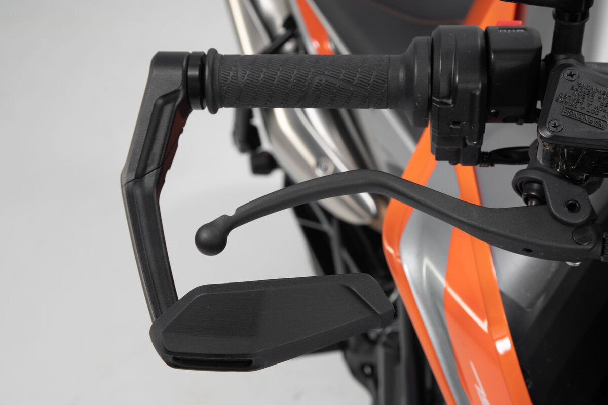 Lever Guards KTM 790/890 Duke, 1290 Super Duke R with Wind Protection Black