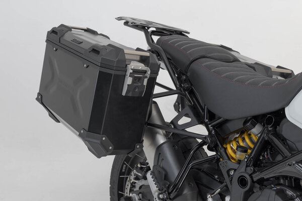TRAX ADV aluminium case system Ducati DesertX (22-) 45/37 litre Black