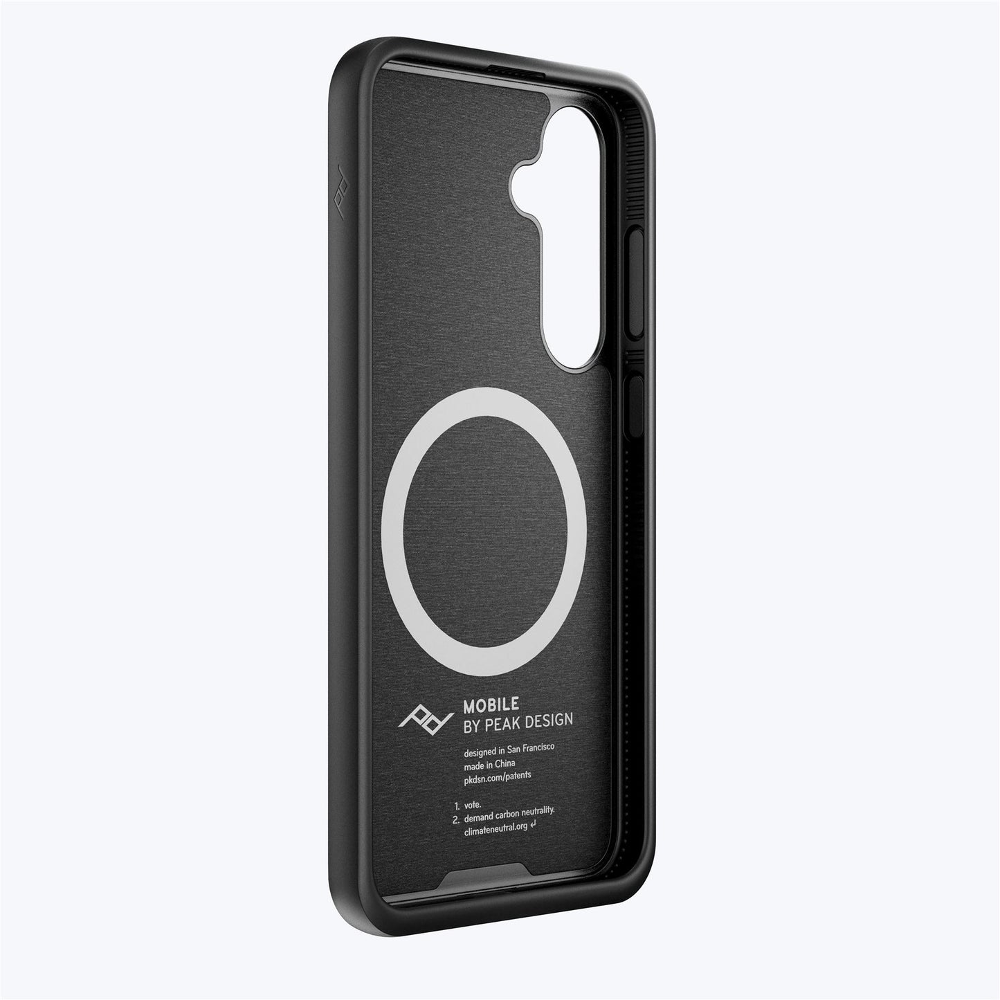 Mobile Everyday Fabric Case Samsung Galaxy S24+ Charcoal
