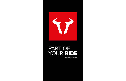 Banner logo Size: 1000 mm x 2000 mm.