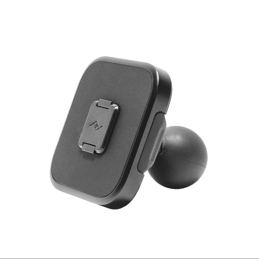 Mobile Motorcycle Mount 1" Ball Adapter: Locking Black