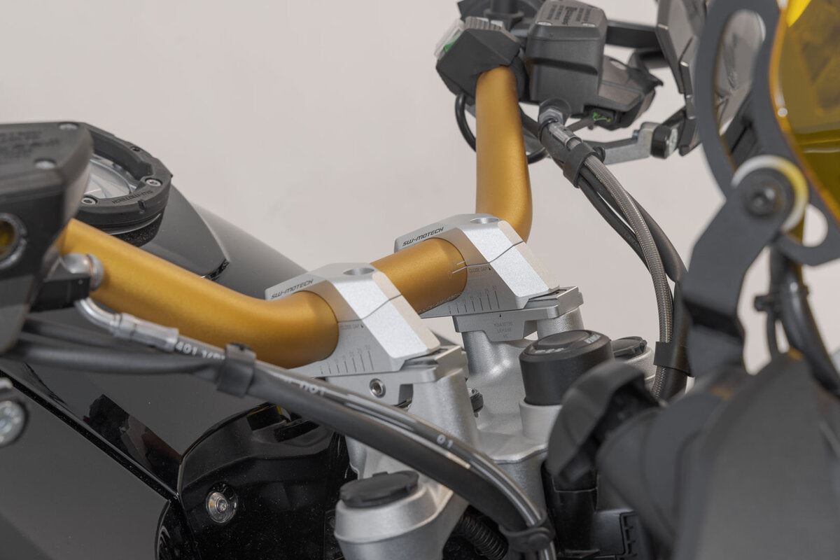 Bar Back Variable for Ø32 Handlebars H=32mm Back 5/10/15/20/25/30 mm Silver