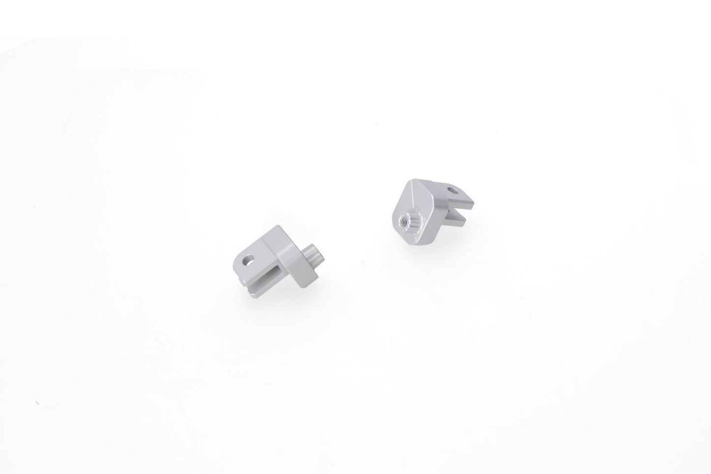 Mounting kit for EVO footrests Silver. Yamaha Tracer 9 (20-).