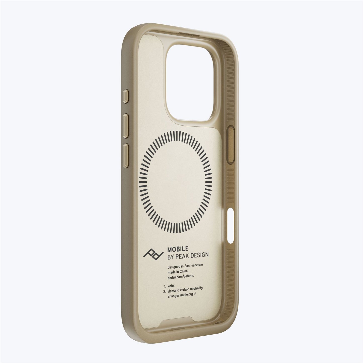 Mobile Everyday Fabric Case iPhone 16 Pro Bone