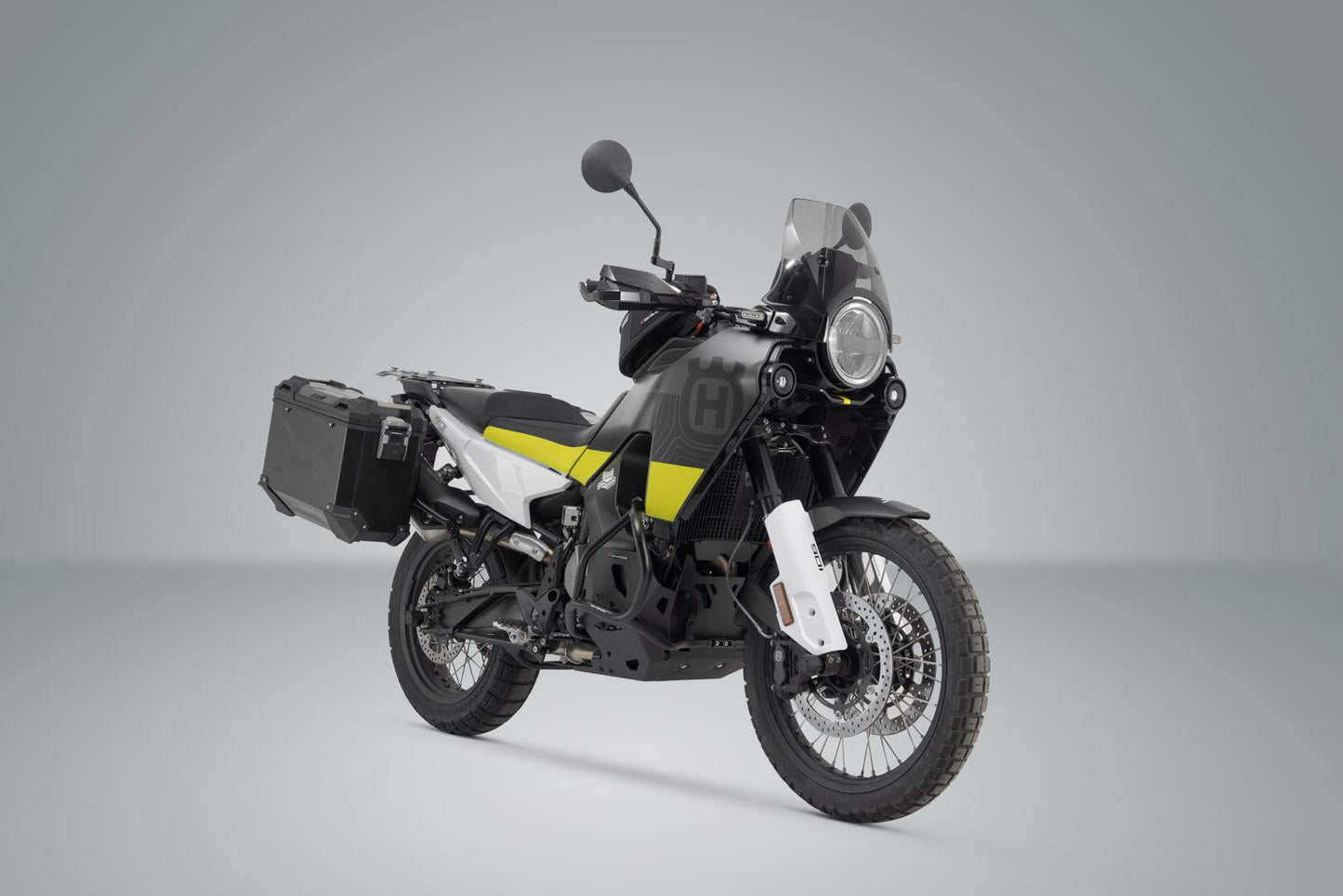 TRAX ADV Aluminium Case System 45/37Litre Husqvarna 901 Norden (21-) Black