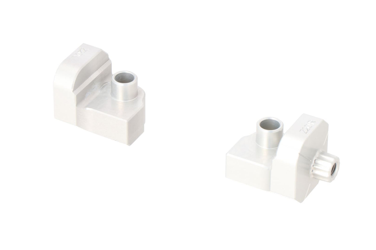 Mounting kit for EVO footrest Silver. Aprilia Tuareg 660 (21-).