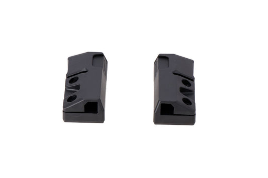 BLAZE saddlebag mounting set With subpart and plug. Without bracket. Black.