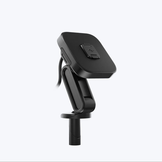 Mobile Motorcycle Mount Stem Mount: Charging Black