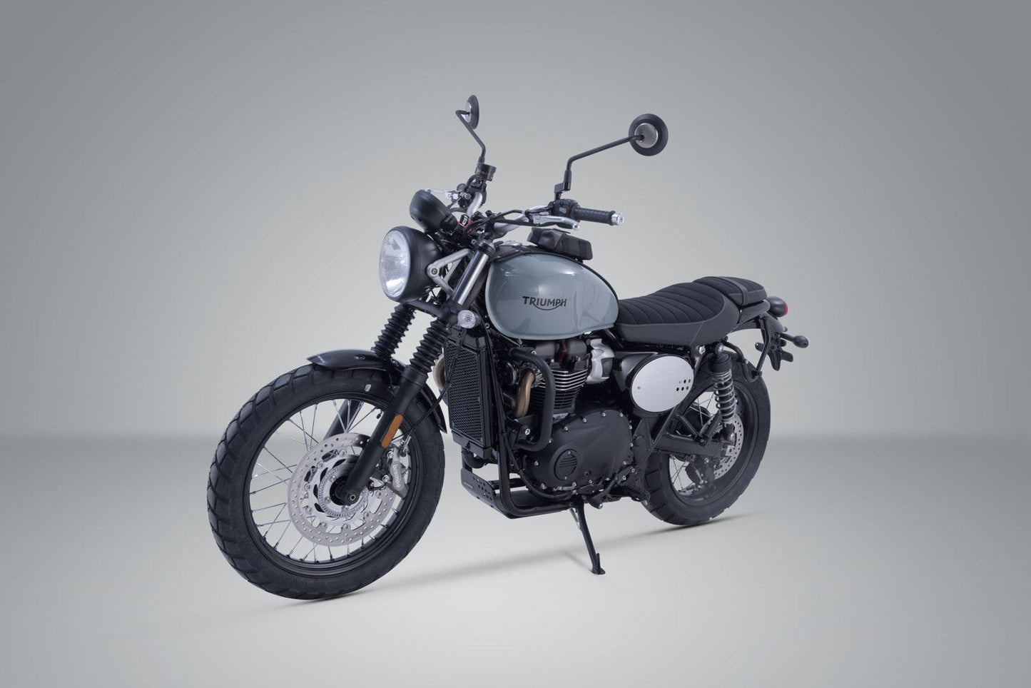 SLC Side Carrier Left Triumph Street Twin/ Scrambler/ Cup, Thruxton TFC