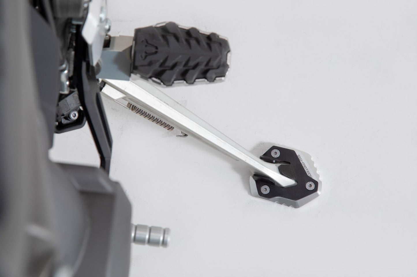 Extension for Side Stand Foot Triumph Tiger 800 XC / XR (17-) Black/Silver
