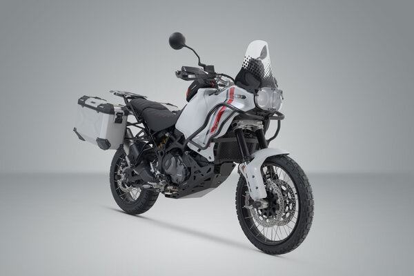 TRAX ADV aluminium case system Ducati DesertX (22-) 45/37 litre Silver