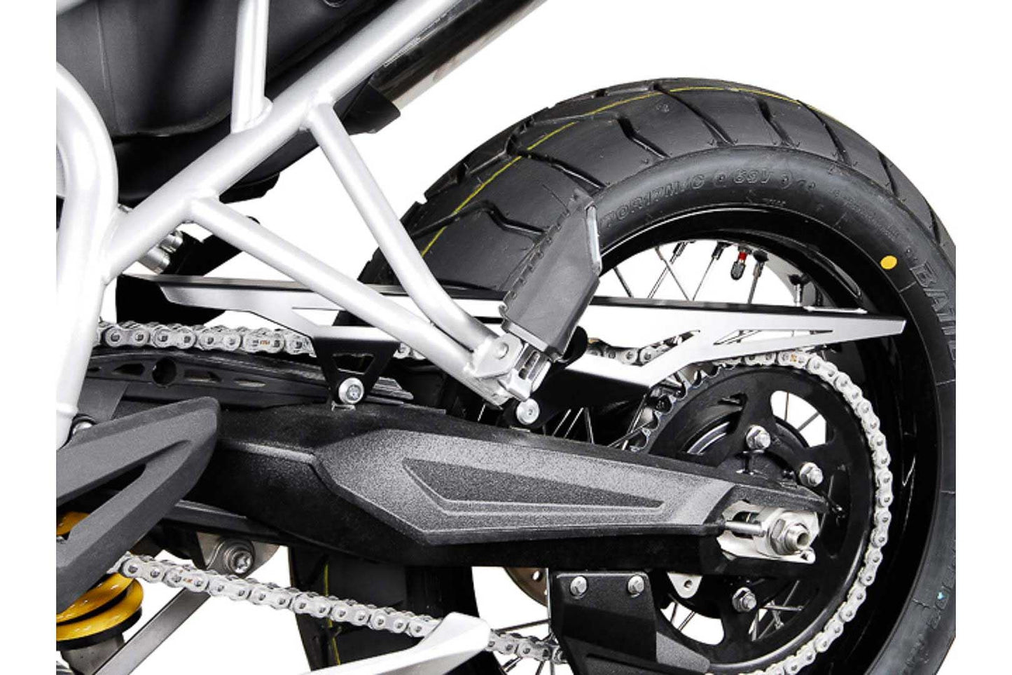 Chain guard Triumph Tiger 800 models (10-). Black