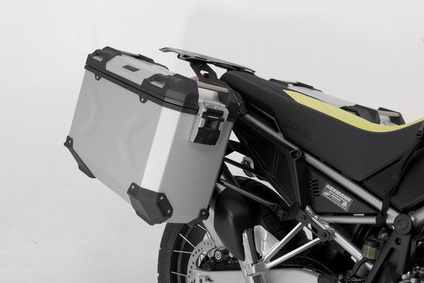 TRAX ADV Aluminium Case System 45/37 litre Aprilia Tuareg 660 (21-) Silver