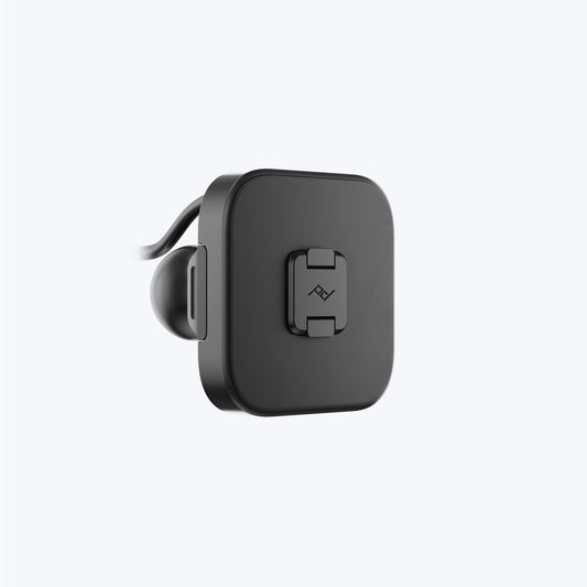 Mobile Motorcycle Mount 1" Ball Adapter: Locking & Charging Black