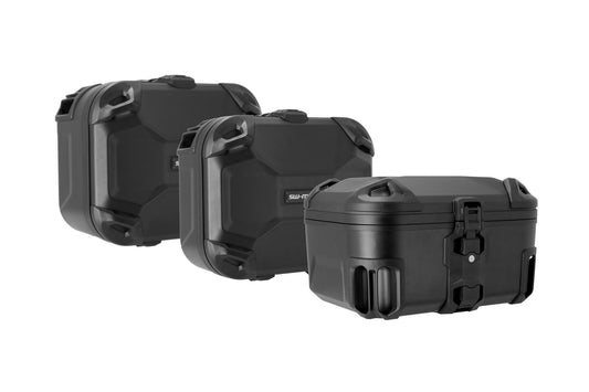 Adventure set DUSC Black. Moto Guzzi V85 TT (19-23).